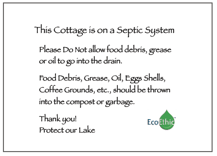 EcoEthic Septic Care Sign Pac