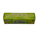 Buncha Farmers Stain Stick ingredients label – saponified plant oils, lemon essential oil, borax