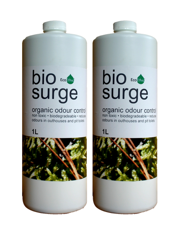EcoEthic BioSurge for Outhouse 1L (Twin Pack)